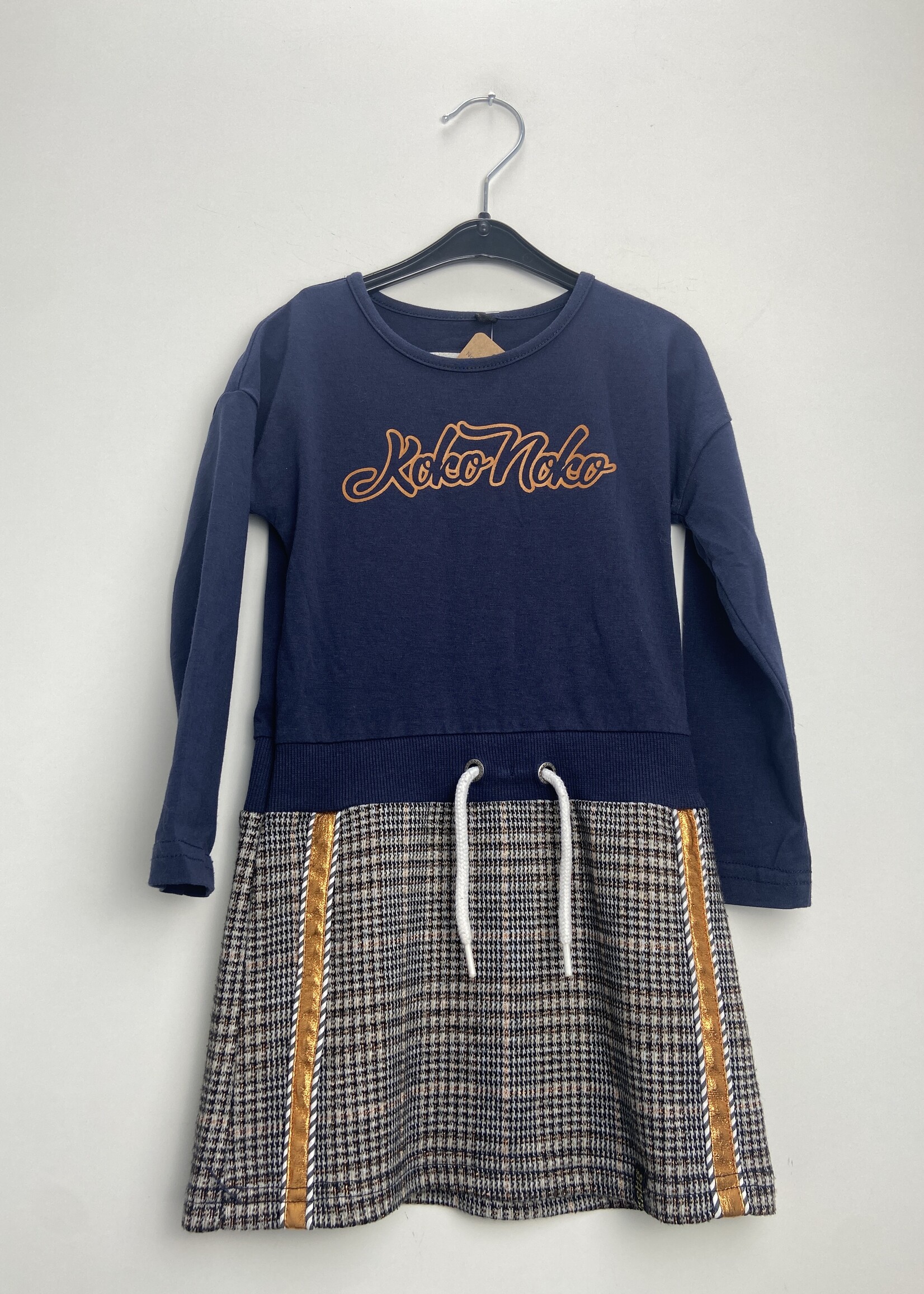 Koko noko jurk blauw sale