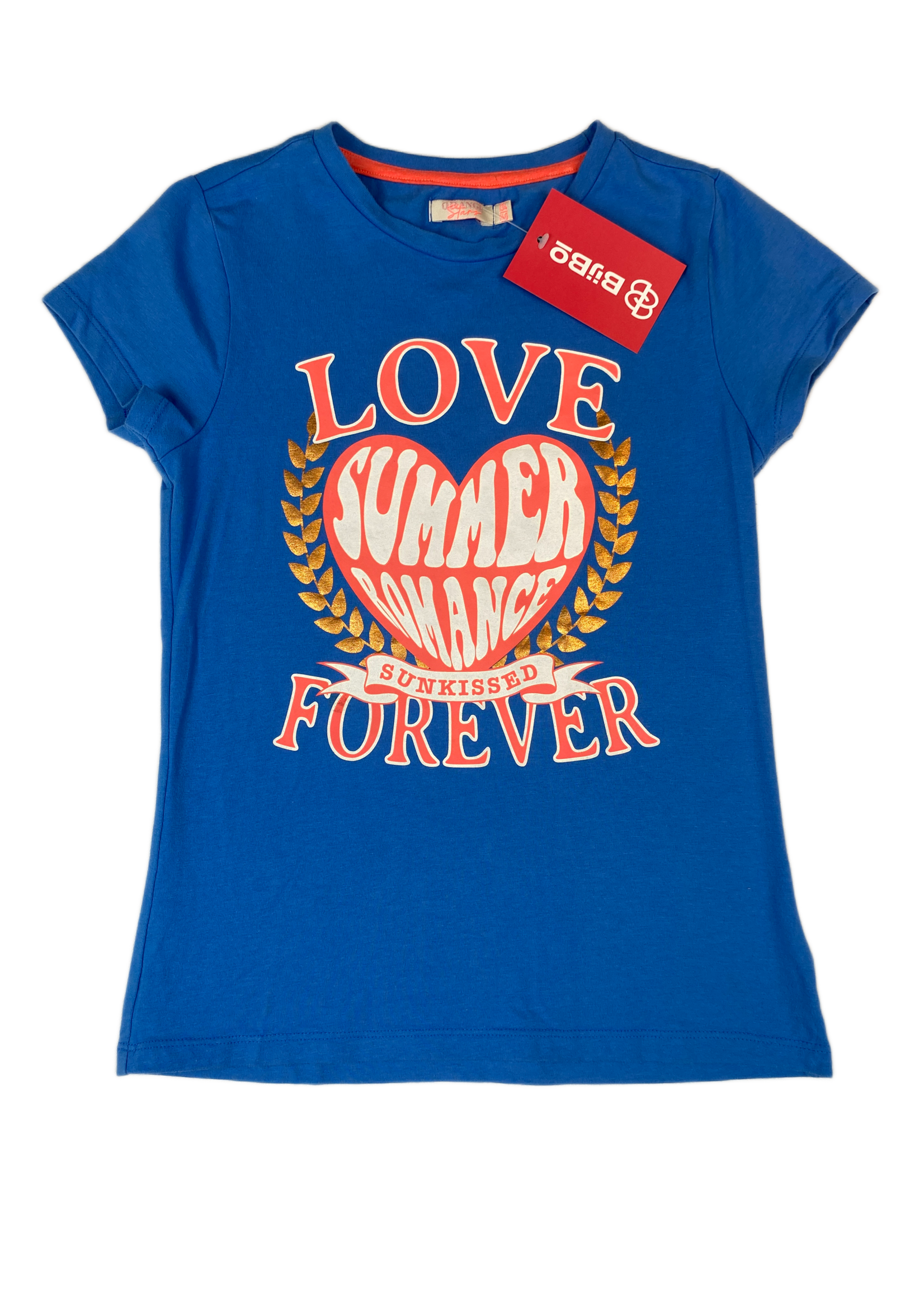 Orange Stars BijBO T-shirt