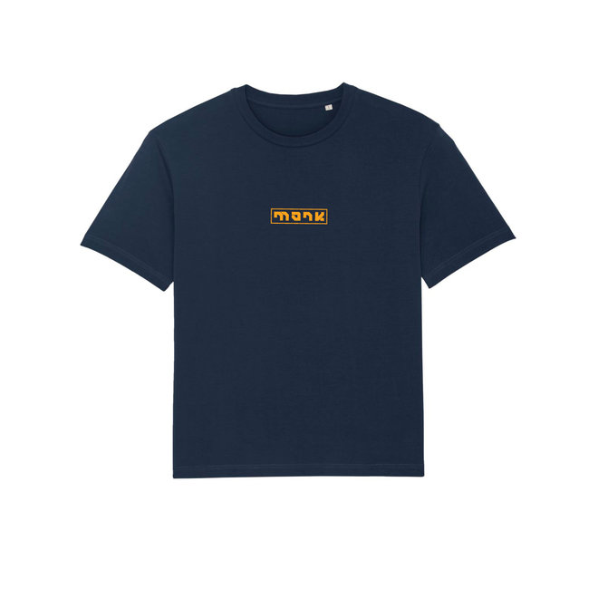 Loose Fit T-shirt French Navy/Egg Yolk