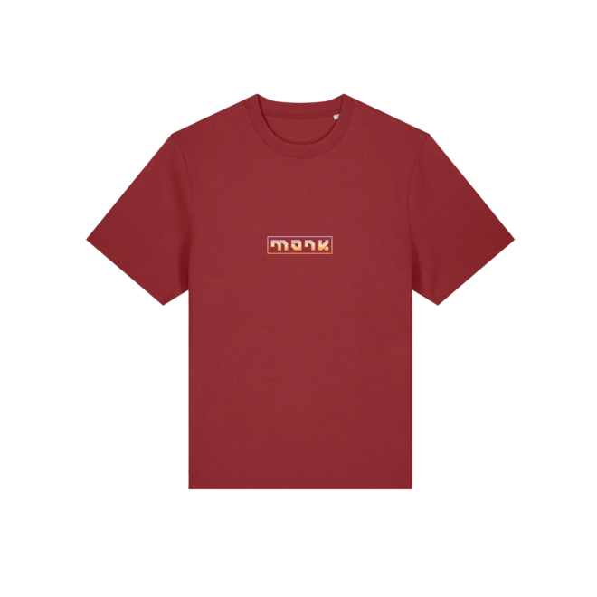 Monk Gradient  T-shirt Red Earth