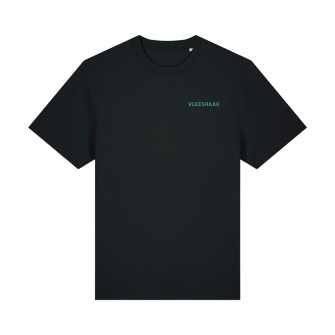 Vleeshaak Flapper T-shirt zwart