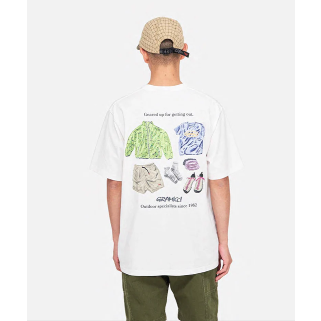 Gramicci Geared Up Tee White