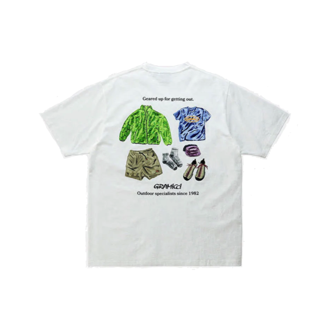 Gramicci Geared Up Tee White
