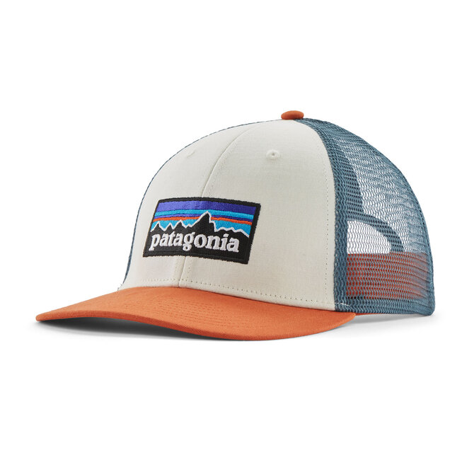 P-6 Logo LoPro Trucker Hat White w/Redtail Rust