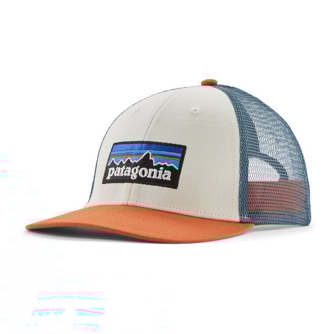 P-6 Logo LoPro Trucker Hat White w/Redtail Rust