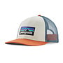 P-6 Logo LoPro Trucker Hat White w/Redtail Rust
