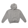 Monk Hoodie Heather Grey Embroidered