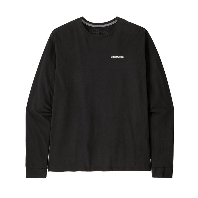 Mens P6- Logo responsibili-Tee Long Sleeve Black