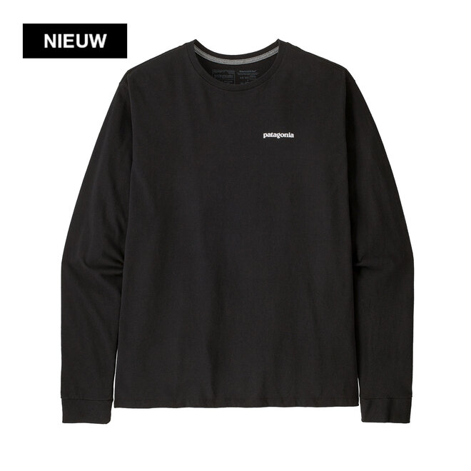 Mens P6- Logo responsibili-Tee Long Sleeve Black