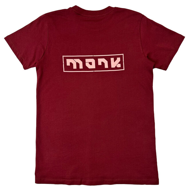 Monk JR T-shirt Burgundy