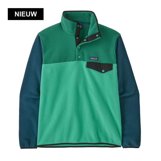 Patagonia LW Synch Snap-T P/O Heren Aqua Stone