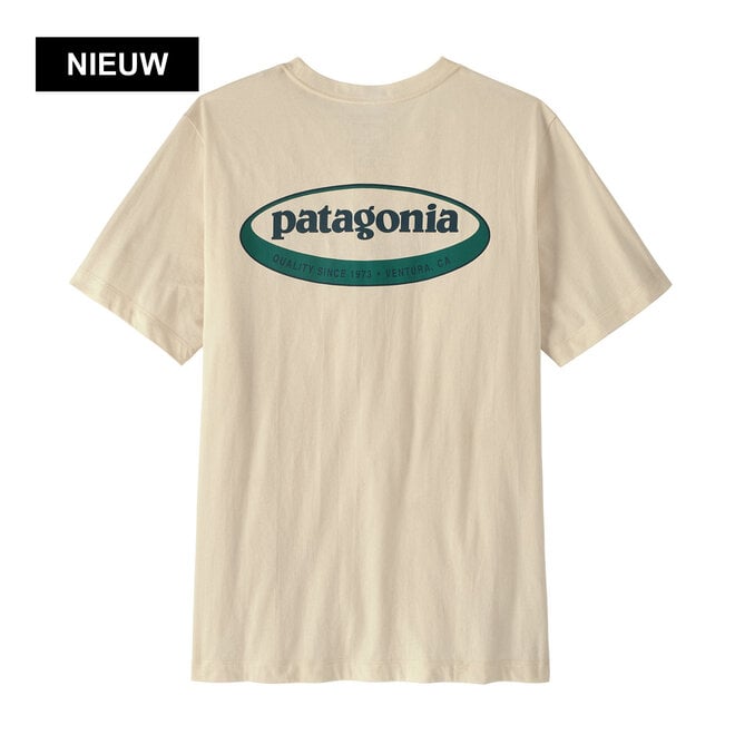 M's '95 Oval Logo T-Shirt Undyed Natural