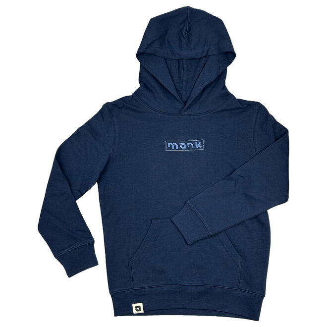 Monk Kids Hoodie French Navy