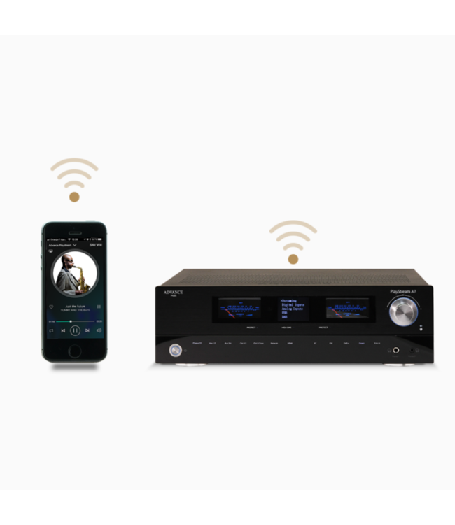 Advance Acoustic Playstream A7 Zwart - Geintegreerde Versterker