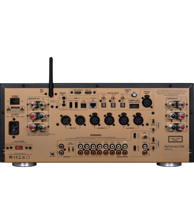 Advance Acoustic MyConnect 250 Zwart - Geintegreerde Versterker