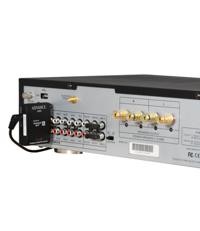 Advance Paris WTX-500 Zwart - Bluetooth Ontvanger