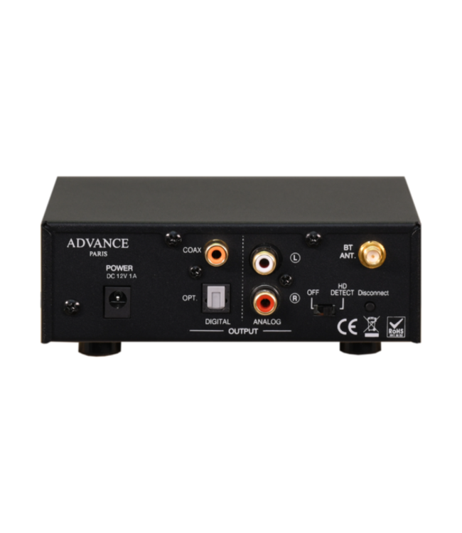 Advance Acoustic WTX-TUBES Zwart - Bluetooth Ontvanger