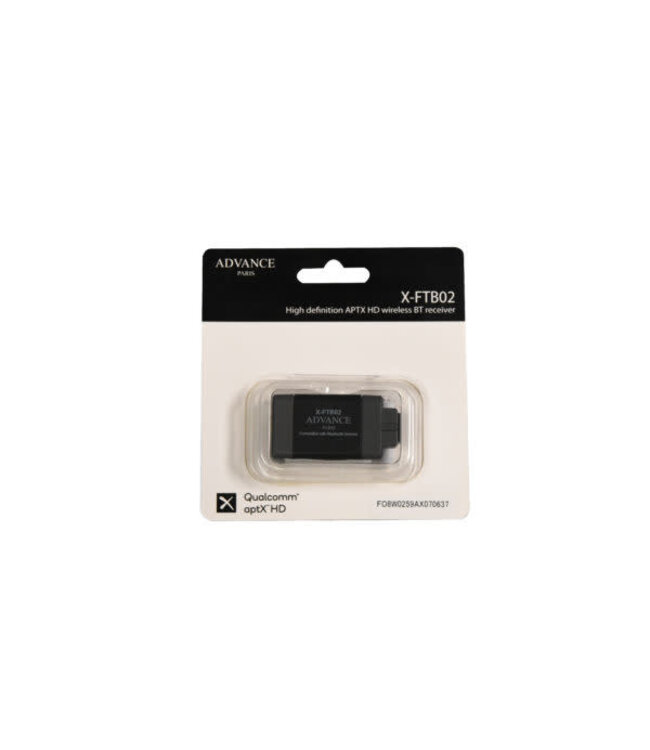 Advance Acoustic X-FTB02 Zwart - Bluetooth Ontvanger