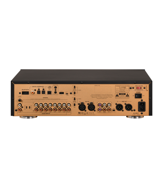 Advance Paris X-P700 Zwart - Dual Mono Voorversterker