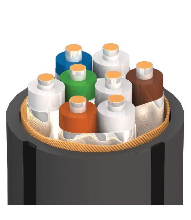 Audioquest CAT700 Carbon per Meter - Internetkabel