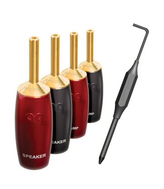 Audioquest Audioquest 507 Series Banana (Set van 4) - Luidsprekerconnector