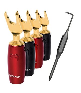 Audioquest Audioquest 507 Series Multi-Spade (Set van 4) - Luidsprekerconnector