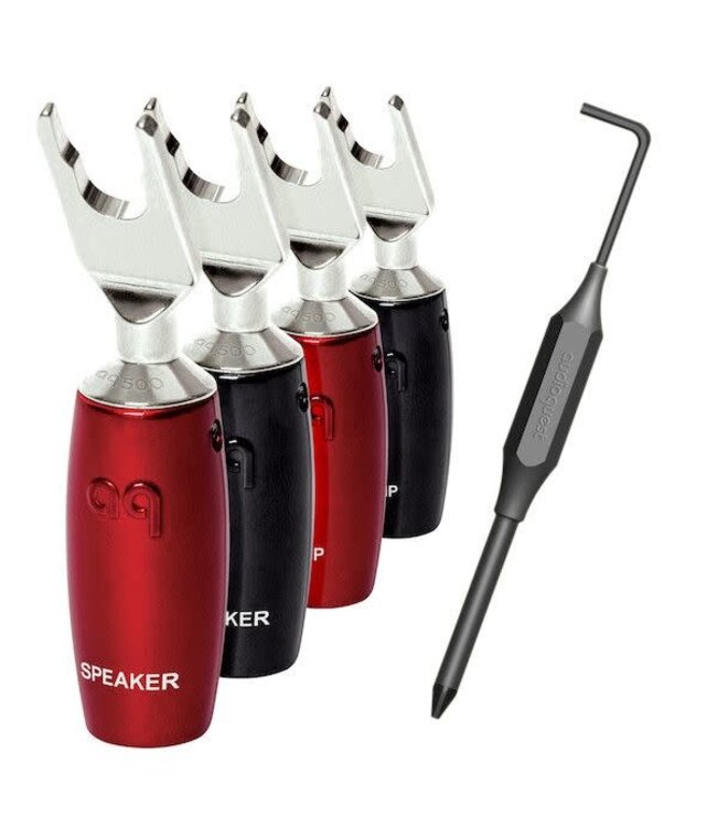 Audioquest 507 Series Multi-Spade (Set van 4) - Luidsprekerconnector