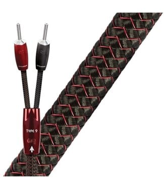 Audioquest Type 9 (2x 2,5 meter) - Luidsprekerkabel