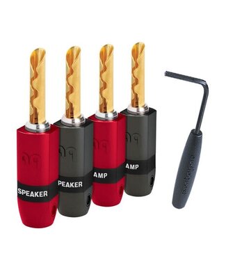 Audioquest Audioquest SureGrip 300 Banana (set van 4) - Luidsprekerconnector