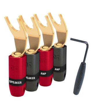 Audioquest SureGrip 300 Multi-Spade (set van 4) - Luidsprekerconnector