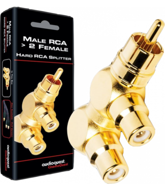 Audioquest Splitter Hard RCA Splitter M RCA-> 2x F RCA