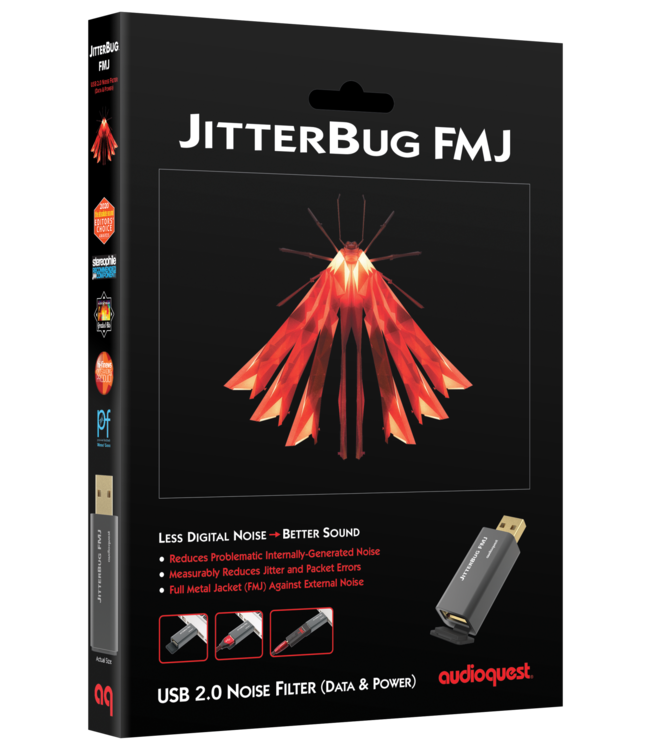 Audioquest JitterBug FMJ USB 2.0 Noise Filter - Geluidsfilter