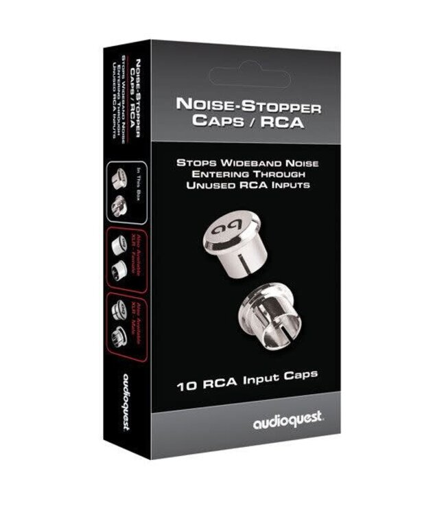 Audioquest RCA Noise-Stopper Caps (Set van 10) - Afdekplaatje