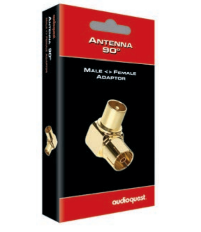 Audioquest Adapter Antenna 90 Male-Female Adapter