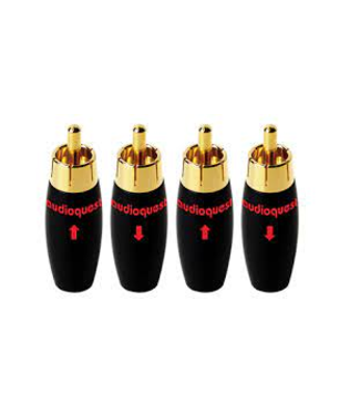 Audioquest Audioquest RCA-300 Male (Set van 4) - Luidsprekerconnector