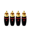 Audioquest Audioquest RCA-300 Male (Set van 4) - Luidsprekerconnector