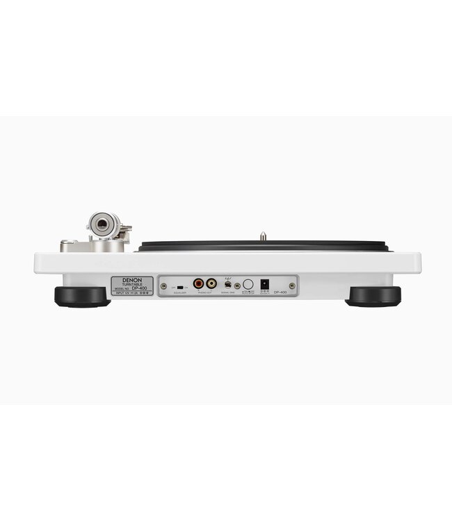 Denon DP-400: riemaandrijving platenspeler met voorgemonteerd MM-element en ingebouwde phono-equalizer