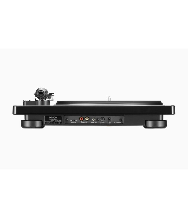 Denon DP-450USB: riemaandrijving platenspeler met USB-opnamefunctie voor digitalisering naar MP3 en WAV
