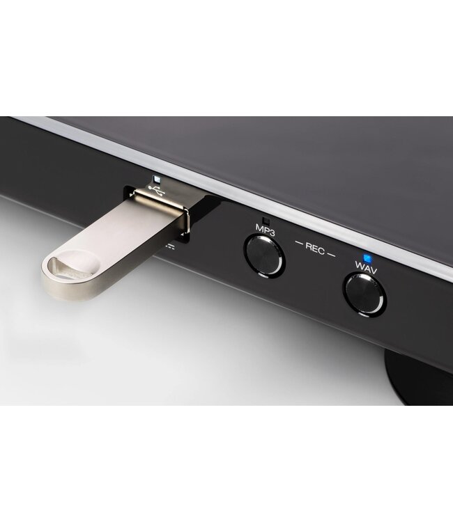 Denon DP-450USB: riemaandrijving platenspeler met USB-opnamefunctie voor digitalisering naar MP3 en WAV