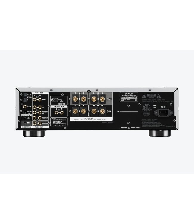 Denon PMA-1700NE: geintegreerde versterker met UHC-MOS, AL32 Processing Plus en MM/MC-phono