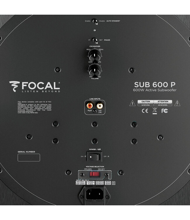 Focal Sub 600 P - Subwoofer