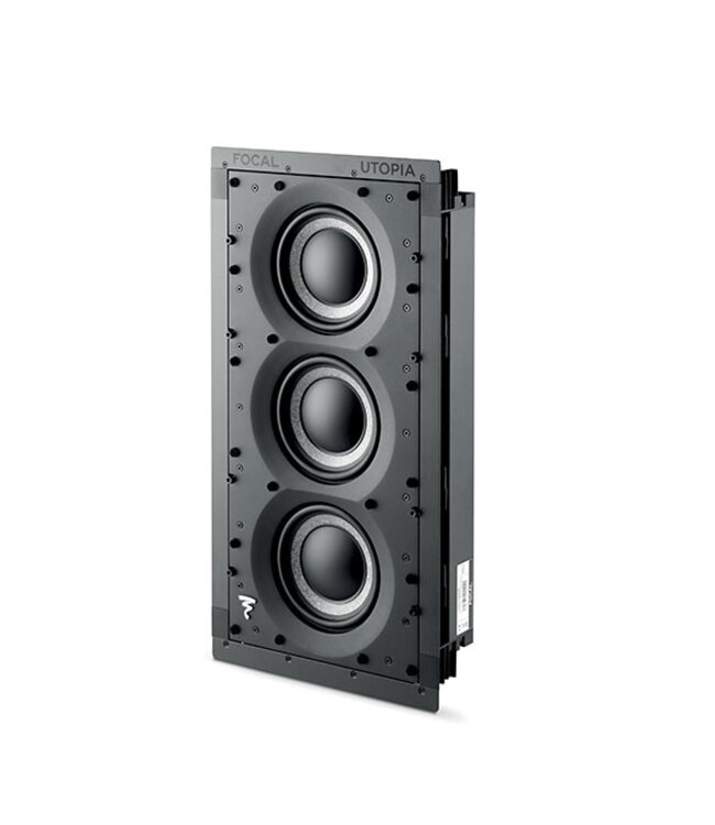 Focal Custom 1000 IW SUB Utopia 3x 6,5 inch - Wand Inbouw Subwoofer