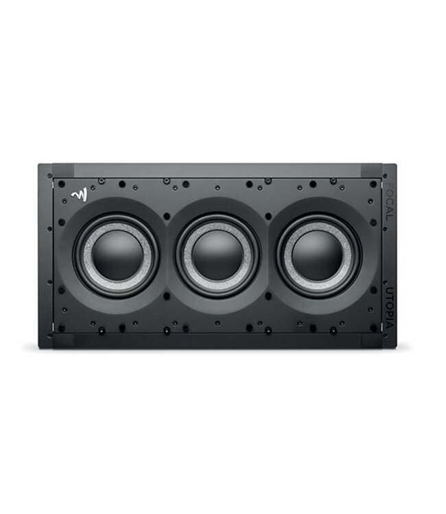 Focal Custom 1000 IW SUB Utopia 3x 6,5 inch - Wand Inbouw Subwoofer