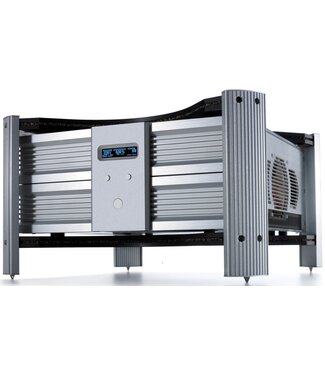 IsoTek EVO3 Super Titan 20 Ampere Zilver met Optimum 1,5 meter - Stekkerdoos en Netfilter