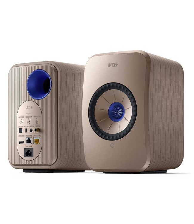 KEF LSX II (Set van 2) - Draadloze Boekenplank Luidsprekers