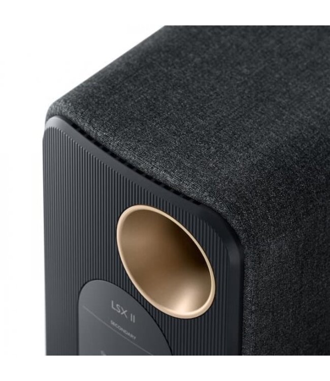 KEF LSX II (Set van 2) - Draadloze Boekenplank Luidsprekers