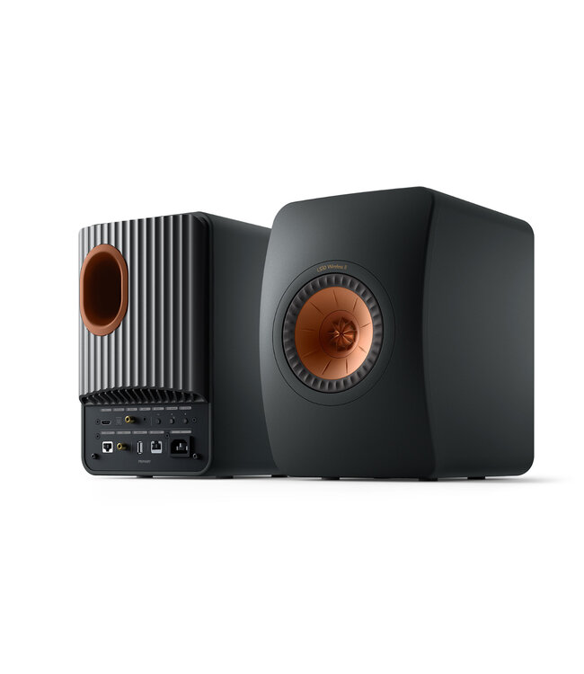 KEF LS50 Wireless II  (Set van 2) - Draadloze Boekenplank Luidsprekers
