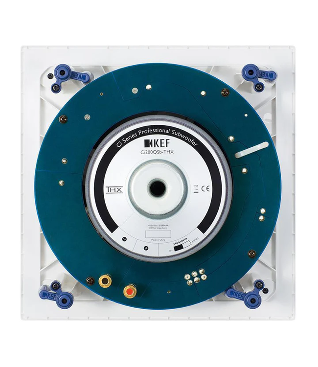 KEF Ci200QSB-THX (Set van 2) 8 inch - Wand en Plafond Inbouw Subwoofers