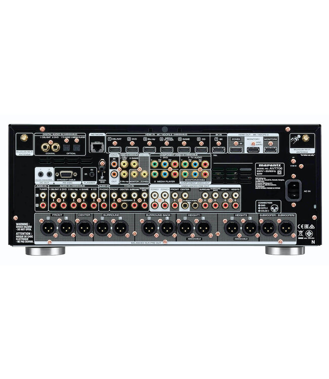 Marantz AV7706: 11.2-kanaals AV-processor met HDAM, Dolby Atmos, Auro-3D, 8K en HEOS