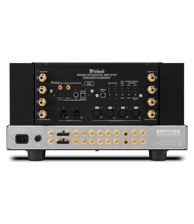 McIntosh MA9500 geïntegreerde versterker met 300W Autoformer en DA2 DAC